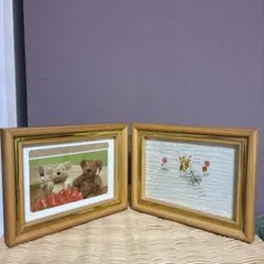 二つ折りフォトフレーム