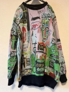 GUILTYPARTIESワコマリア バスキア モヘア混 ニット セーター XL