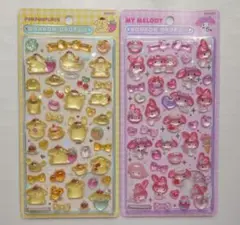 ボンボンドロップシール マイメロディ　ポムポムプリン サンリオ シール
