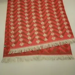 topkapi 幾何学模様 赤 ストール　フランス製