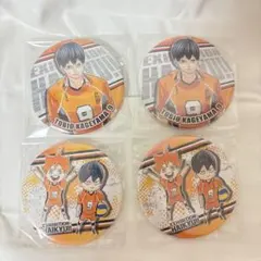 ハイキュー ハイキュー展 コレクション缶バッジ 4点 烏野