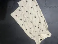 Rienda Embroideryレイヤードワンピース ライトベージュ