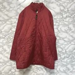 キルティングジャケット スタンドカラー 中綿 ジップ オーバーサイズ L