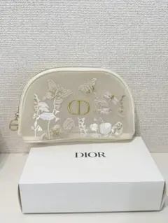 DIOR BEAUTY 蝶と花刺繍 メッシュポーチのサムネイル