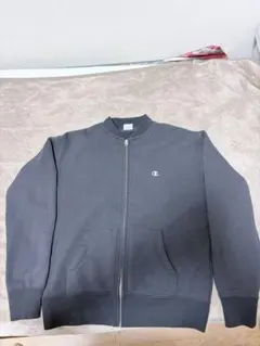 Champion グレー フルジップ パーカー