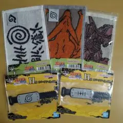 NARUTO 一番くじ ジャガードミニタオル ラバーアソート　5点