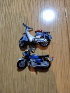 バイクミニフィギュア　Honda SuperCub/CB750F