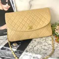 CHANEL シャネル【美品】ヴィンテージ マトラッセ チェーンショルダーバッグ
