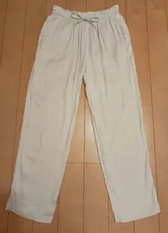 SLOBE IENA 麻混イージーパンツ 38