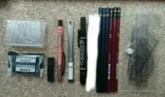 【匿名配送】文房具9点セット (バラ売り可 1点につき300円)