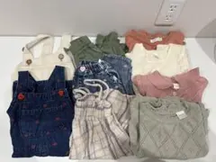 ベビー　キッズ　女の子　まとめ売り　春夏服　9点