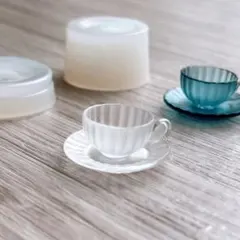 【494】コーヒーカップ＆ソーサーD シリコンモールド