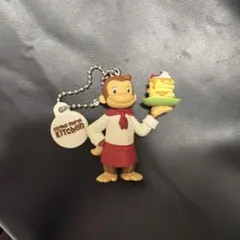 おさるのジョージ キッチン ミニチュア マスコット シェフ　ガチャのサムネイル