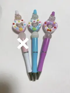 フルーツ　ハート　カスタムボールペン