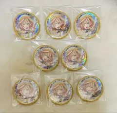学園アイドルマスター　藤田ことね　オーロラ缶バッジ　8点