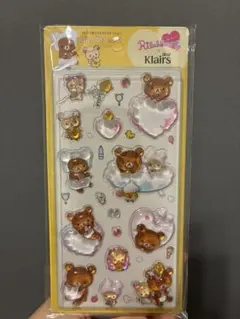 Rilakkuma x Klairs ぷっくりシール