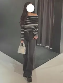 AZUL BY MOUSSY フレアデニム