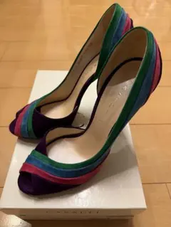CASADEI マルチカラー ハイヒールパンプス 40のサムネイル