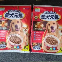 気楽愛犬元気 ドライフード 6kg4袋 愛犬元気 ドライフード 6kg 2袋 - メルカリ