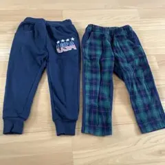 キッズ パンツ 100cm 2枚セット