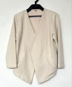 ROYAL PARTY ベージュ ノーカラージャケット 七分袖 jacketのサムネイル