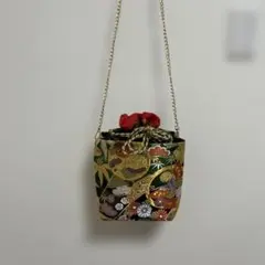 帯リメイクショルダーバッグ