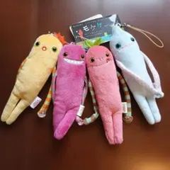 モケケ ストラップ 4体セット ぬいぐるみ キーホルダー