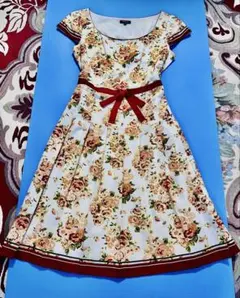 【美品】TOCCA トッカ 花柄ワンピース