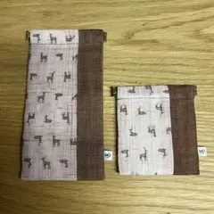中川政七商店　バネ口ポーチ　２点セットのサムネイル