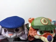 ズートピア赤いほっぺ寝そべりスーパーラージキッズぬいぐるみ２種類