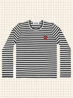 PLAY COMMEdesGARCONS ロンT 白黒ボーダーのサムネイル