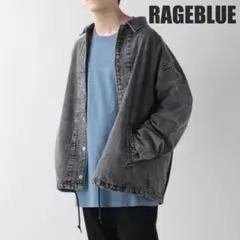 RAGEBLUE レイジブルー ビッグシルエット デニムコーチジャケット M