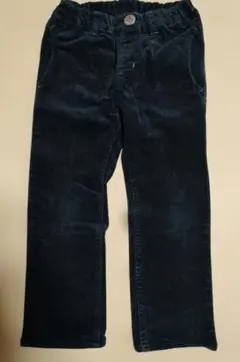 長ズボン110サイズ　黒　コーデュロイ　moujonjon