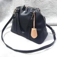 【希少】COACH コーチ 2way ショルダーバッグ ハンドバッグ 黒