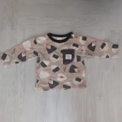 SKÅPE おにぎり柄 Tシャツ 90サイズ
