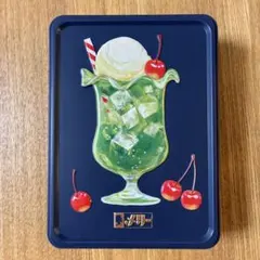 缶のみ　メリー　はじけるキャンディチョコレート　クリームソーダ　空き缶　レトロのサムネイル