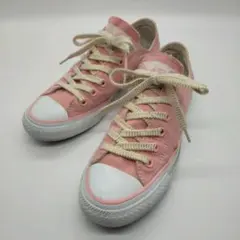 美品　コンバース　オールスター　23.5　桜　ピンク　converse