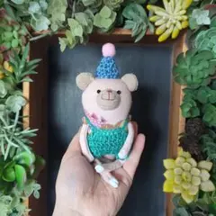 ソックモンキー　ハンドメイド　手作り　オーバーオール　ソックスモンキー