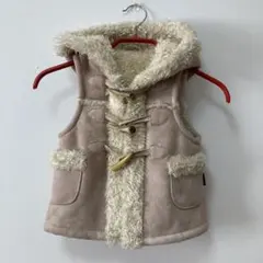 COMME CA ISM ベージュ ベスト 90