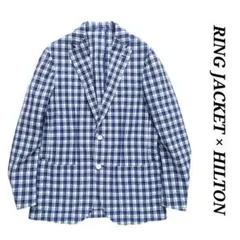 RING JACKET × HILTON　サッカージャケット　高級 春夏 美品