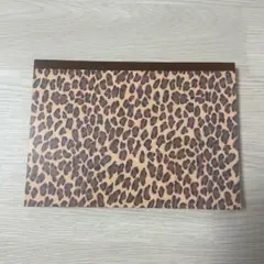 【未使用】平成レトロ　ヒョウ柄　レオパード　メモ帳　当時物