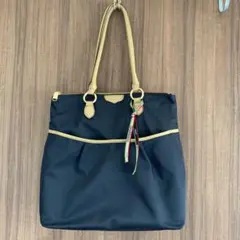 オロビアンコ　トートバッグ　ネイビー　A4可能