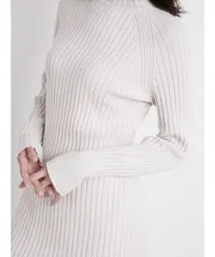 SNIDEL sustainable リブタイト ミニニット ワンピース