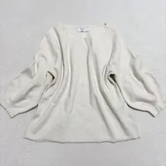 スローブイエナ◇ワイドスリーブニット トップス カットソー ウール混 F