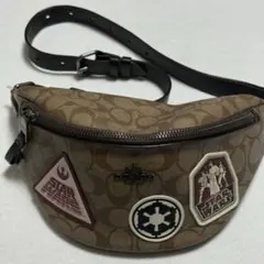 【美品】COACH コーチ スターウォーズコラボ ボディバック F88013