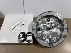BAPE CLOCK 壁掛け時計 スターカモ(ホワイト) BAPE CLOCK 壁掛け時計 スターカモ(ホワイト) - メルカリ