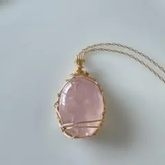 定価1.8万　ローズクォーツ ネックレス