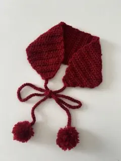 イヤーマフ　耳当て　ワインレッド