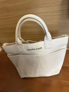 ローリーズファーム　トートバッグ　アイボリー