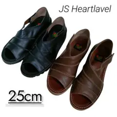 美品 ＪＳハートレーベル 日本製 牛革 コンフォートシューズ サンダルのサムネイル